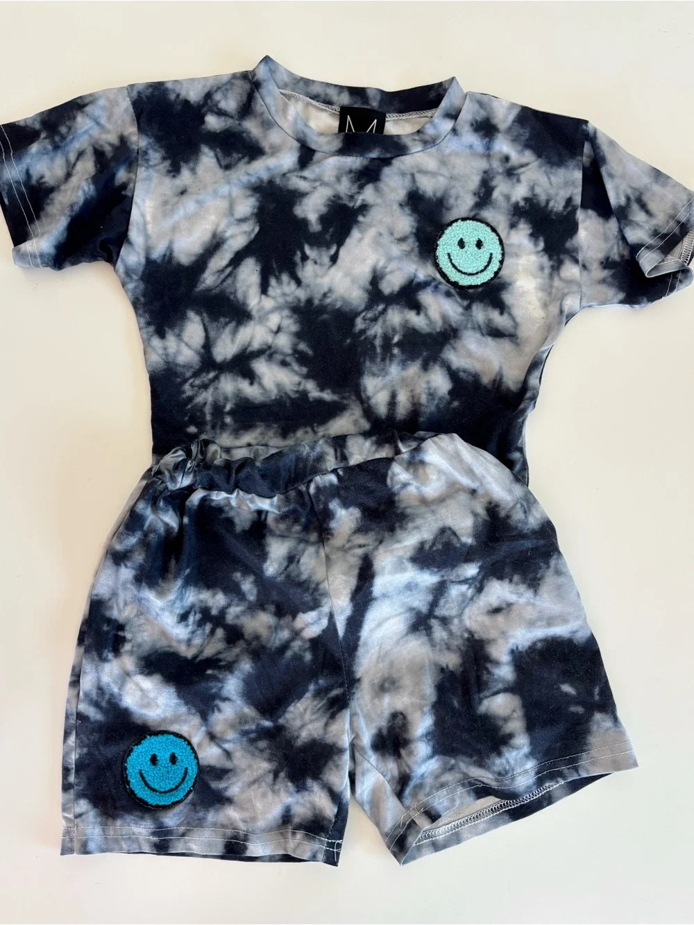 Kids Tie-Dye Smiley Lounge Set